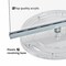 Azar Displays Two-Sided Revolving Acrylic Sign Holder, 8.5inW x 5.5inH, 2PK 108552 - alternate 4